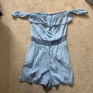 American Eagle romper. Denim color.